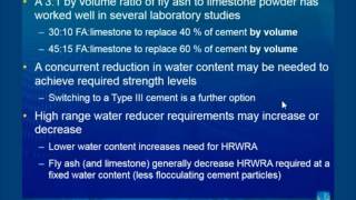 Examining the Interactions of Limestone Powder with Portland Cement and Fly Ash