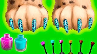 Играем в веселую детскую игру про прически и маникюр для животных