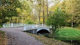 Прогулка по Александровскому парку в городе Пушкин