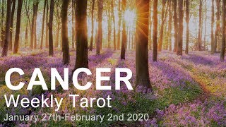 CANCER WEEKLY TAROT  "A MAJOR BREAKTHROUGH CANCER!" January 27th-February 2nd 2020