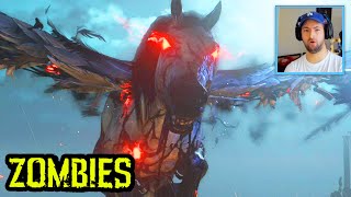 ANCIENT EVIL BOSS FIGHT & EASTER EGG ENDING REACTION! (Black Ops 4 Zombies)