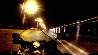 Kawasaki ZX-6R 636 (2005-2006) 202 km/h Speeding on Chinese New Year