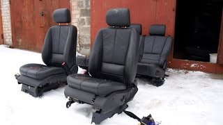 MBML-1f - Mercedes ML - передние кожаные сиденья