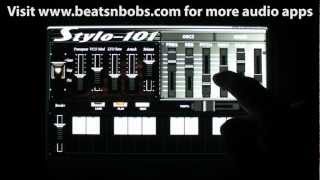 Stylo-101 synth toy app (Stylophone+SH-101) iPhone, iPad