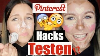 3 Pinterest BEAUTY HACKS getestet ! - TOP oder FLOP ? | Dagi Bee