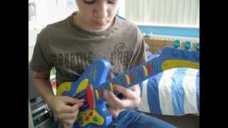 Trough The Fire And Flames - Dragonforce || TOY GUITAR COVER ||