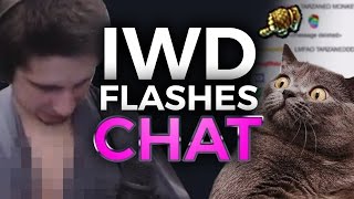 IWD FLASHES TWITCH CHAT (PROOF INSIDE) ft. Tarzaned