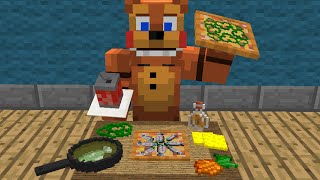 FNAF Monster School: Cooking pizza! - Minecraft Animation