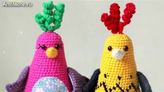 Амигуруми: схема Птички Веснивые. Игрушки вязаные крючком - Free crochet patterns.