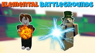 BLOWING EVERYTHING UP | Roblox Elemental Battlegrounds Gameplay