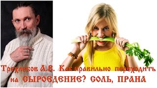Трехлебов А.В. Как правильно переходить на СЫРОЕДЕНИЕ? СОЛЬ, ПРАНА