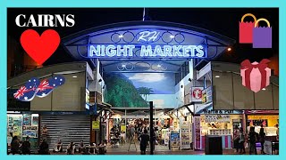 CAIRNS, EXPLORING a typical AUSTRALIAN NIGHT MARKET, QUEENSLAND ?️