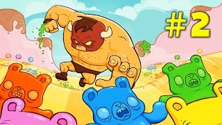 ПЛЮЩИМ ЖЕЛЕЙНЫХ МИШЕК [2] Весёлый игровой мультик игры для детей (Burrito Bison - 2 серия)