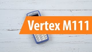 Распаковка сотового телефона Vertex M111 / Unboxing Vertex M111