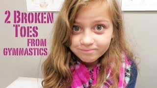 Two Broken Toes From Gymnastics! | Crazy8Family