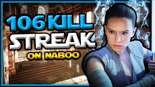 Star Wars Battlefront 2 Rey 106 Killstreak (Naboo)