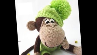 Классные вязаные обезьяны Схемы