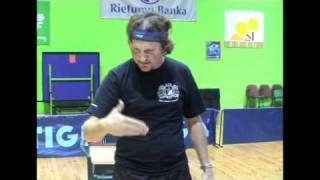Table Tennis - техника удара слева