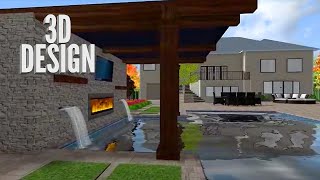 Massive Backyard Retreat 3D Concept Walkthrough