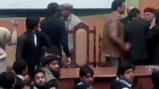 Zaid hamid ran off from the questions