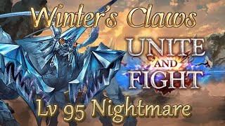 [Granblue Fantasy] Unite and Fight (Dark): Winter's Claw lv 95 Nightmare feat. Noa (Grand)