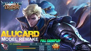 Mobile Legends - ALUCARD MODEL REMAKE and NEW VOICE Full Gameplay [Patch 2.02]