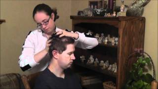 Semi-Vigorous Indian Head Massage - Soft Spoken ASMR