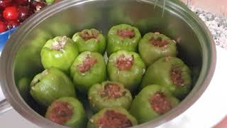 ФАРШИРОВАННЫЕ ПЕРЦЫ - легко и вкусно / болгарский перец с фаршем / ИЗМИР ТУРЦИЯ