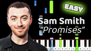 Promises Piano Cover (EASY SLOW) + Sheet Music Available!!