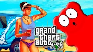 ЖЕЛЕЙНЫЙ МЕДВЕДЬ ВАЛЕРА ИГРАЕТ В ГТА 5 ОДИН ПРОТИВ ВСЕХ (GTA 5)
