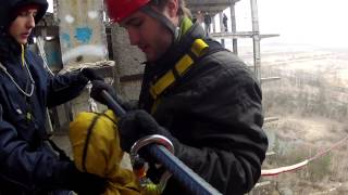 Мой второй Роуп-джамп, Железнодорожный, 24.11.2012