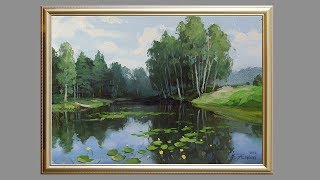"Райское место". Живопись маслом. Художник Алексей Епишин