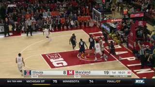 Illinois at Maryland - Men's Basketball Highlights