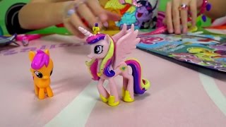 Журналы ПОНИ журналы обзор журналов My Little Pony с фигурками пони детский канал Леночки unboxing
