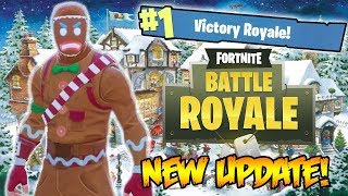 NEW FORTNITE CHRISTMAS UPDATE - NEW SKINS, SNOWBALL LAUNCHER, & SEASON 2! (Fortnite Battle Royale)