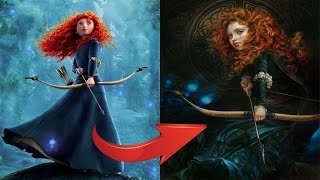 Если бы Принцессы Диснея были героинями классических картин. Disney Princesses