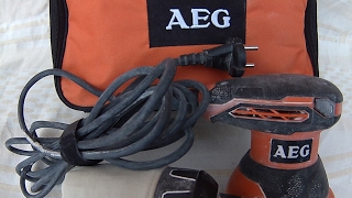Эксцентриковая шлифмашина AEG EX 125 ES, после года эксплуатации  Обзор+тест!