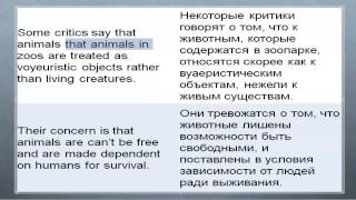 Топики по английскому языку зоопарк zoo устная тема