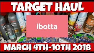 Target Ibotta Haul March 4th-10th 2018