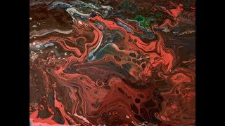 Заливка акрилом №3. Использую Клей ПВА+ вода+ силикон.Pouring 3 PVA+ water + silicon