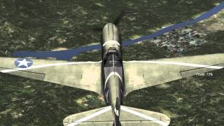 IL-2 Sturmovik 1946 DBW+ New-TFM P-40N vs 2 A6M5 Zeroes over Coral Sea on my Gigabyte P34G