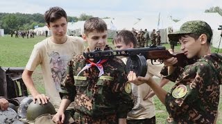Открытие 3 смены военно-исторического лагеря «Бородино-2016»