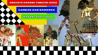 Nama dan Gamabr Wayang Kulit - Kadang Tunggal Bayu