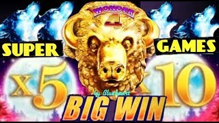★ $9.20 bet SUPER GAME and MORE SUPER GAMES! ★  WONDER 4 WONDER WHEEL slot machine BONUS WINS!