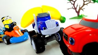 Игрушечные Супер Истории - Вспыш и машинки - Крушила бежит от миньона
