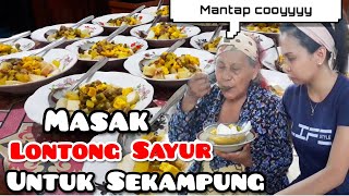 VLOG PERDANA DI RUMAH EMAK || BANTU EMAK MASAK LONTONG SAYUR BUAT TAHLILAN