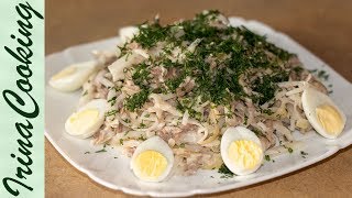 Настоящий МУЖСКОЙ САЛАТ "ТАШКЕНТ" | Daikon Radish & Beef Salad