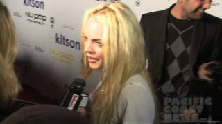 Lindsay Lohan at Kitson & Voyeur