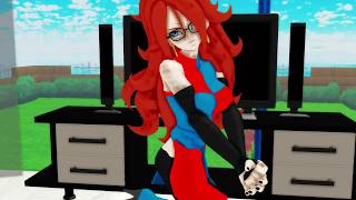 MMD Giantess Android 21 Attack Vore Burp 2019