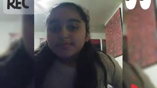 Signing ya lo se i kind of ummmmmm...... My vocie sounds weird but its ?